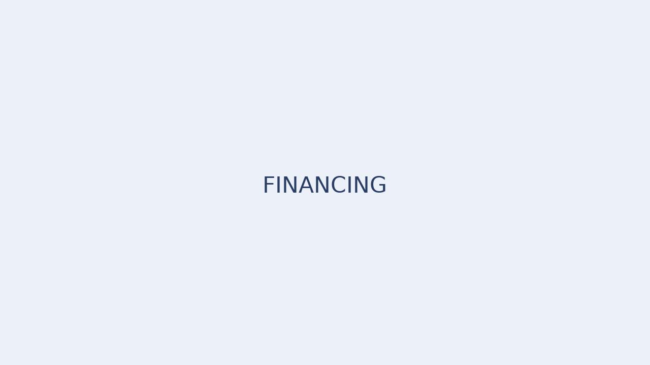 Financing & Cost Estimates
