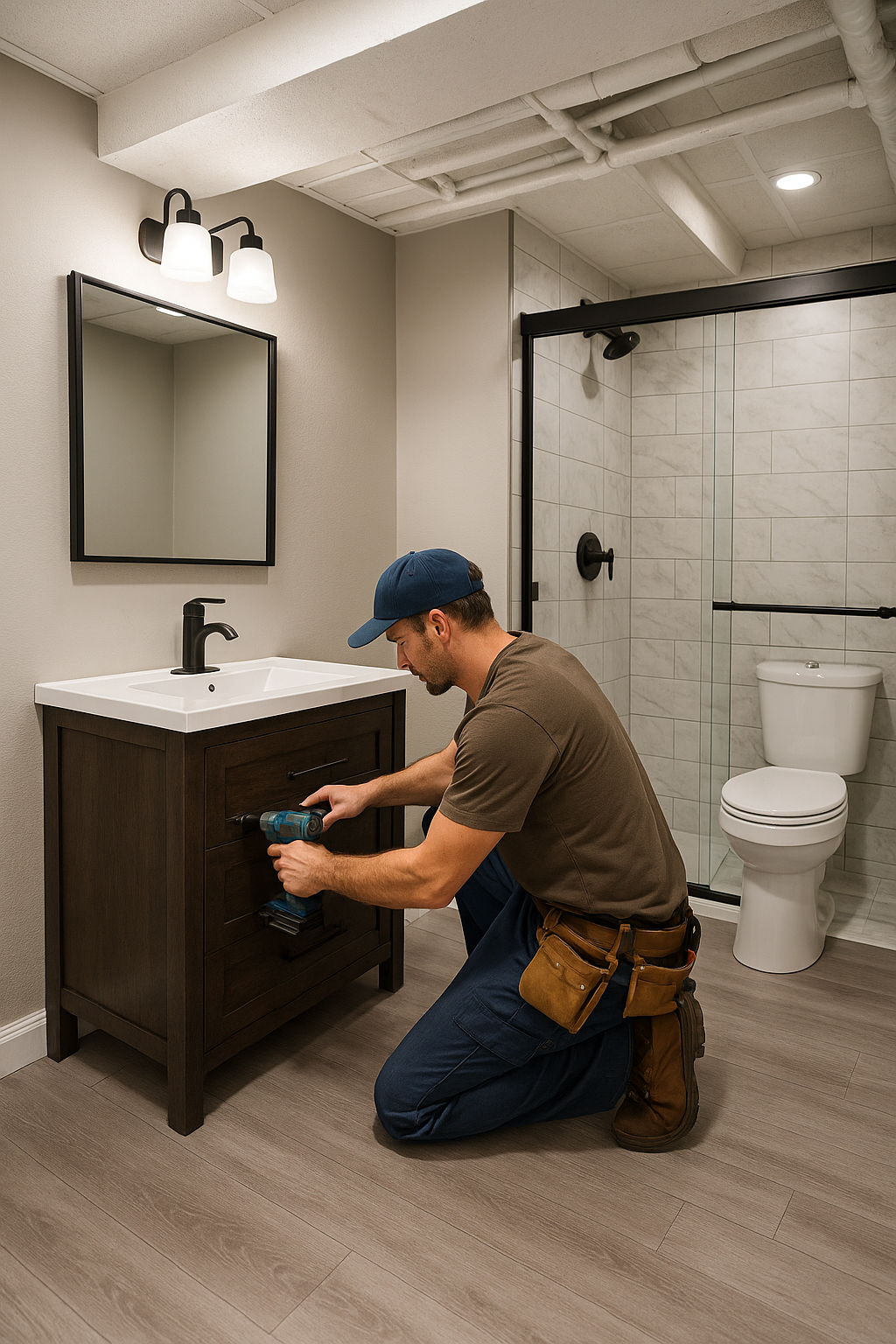 Custom Basement Bathroom Renovations